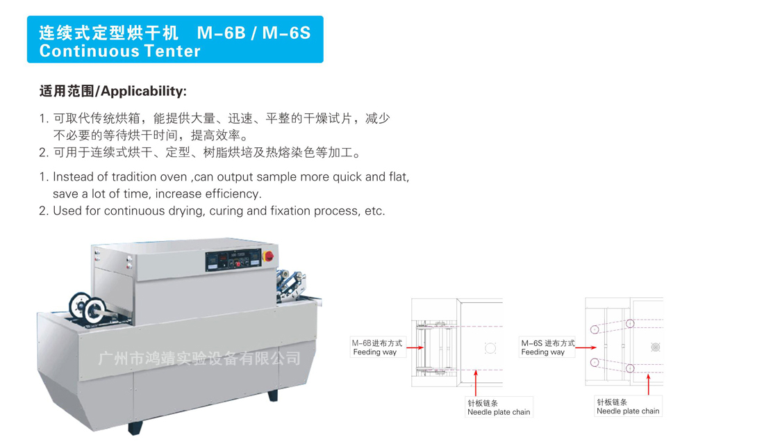 连续式定型烘干机 M-6B/M-6S