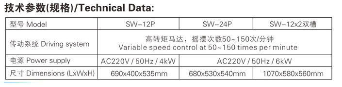 常温振荡试色机 SW12P/24P